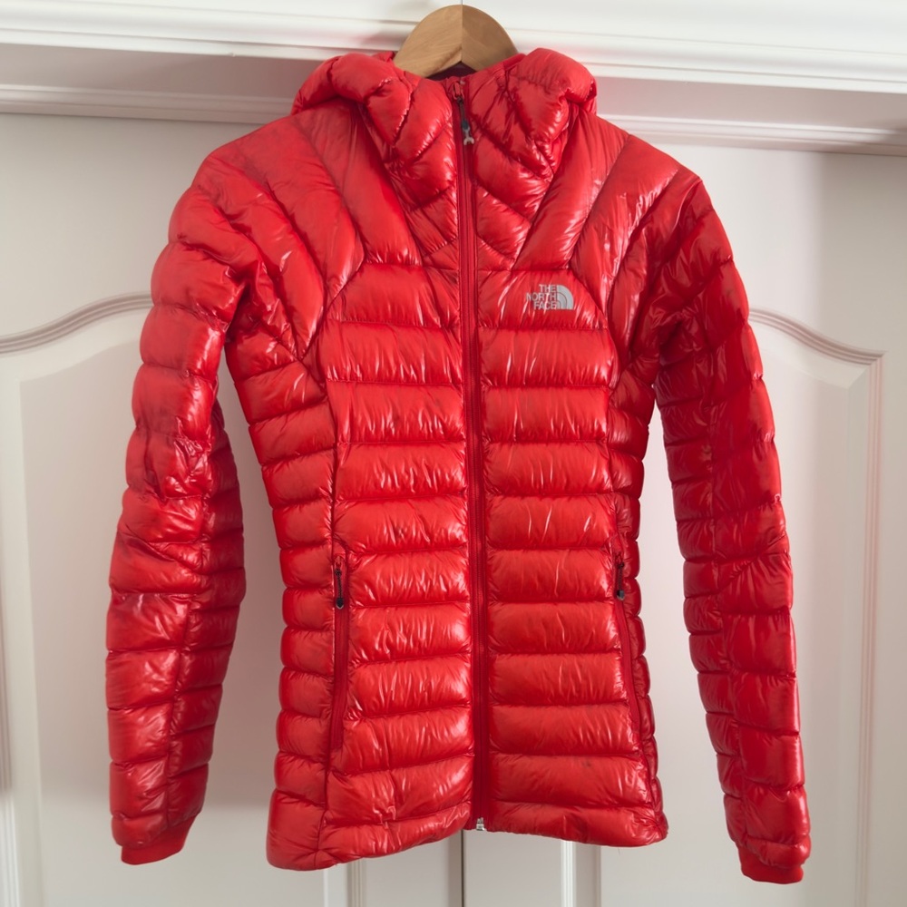 The North Face Women's Summit Series Red Puffer Jacket